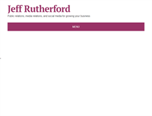 Tablet Screenshot of jeffrutherford.com